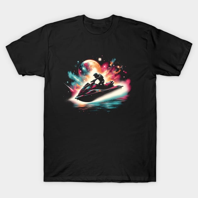 Galatic Jet Ski T-Shirt by Double R
